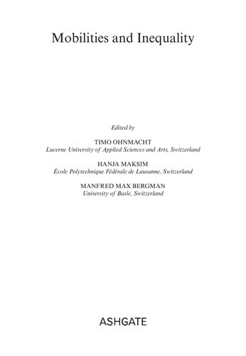 Mobilities and inequality