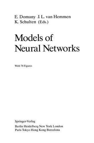 Models of Neural Networks