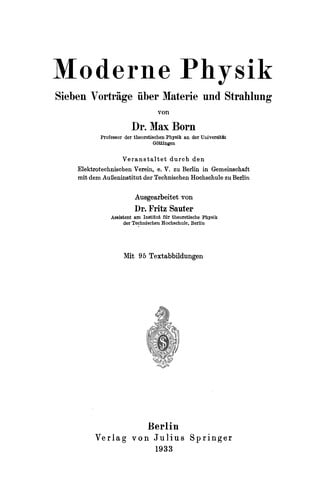 Moderne Physik