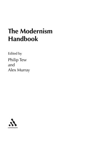 The modernism handbook