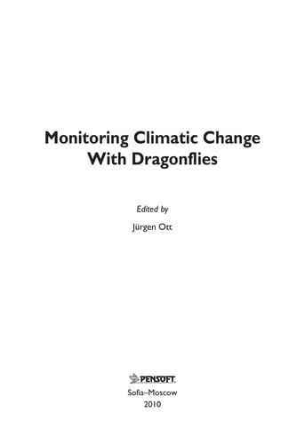 Monitoring climatic change with dragonflies