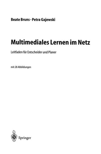Multimediales Lernen im Netz