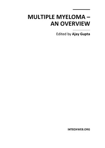 Multiple myeloma - an overview