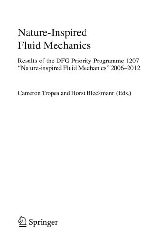 Nature-Inspired Fluid Mechanics