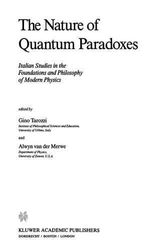 The Nature of Quantum Paradoxes