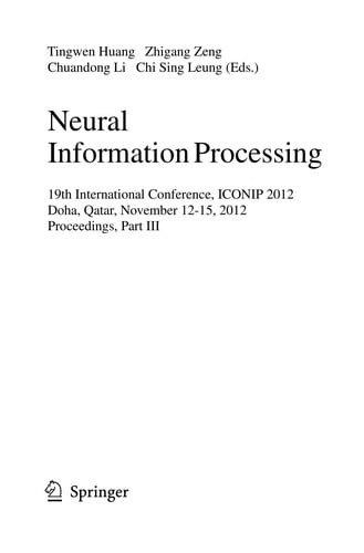 Neural Information Processing