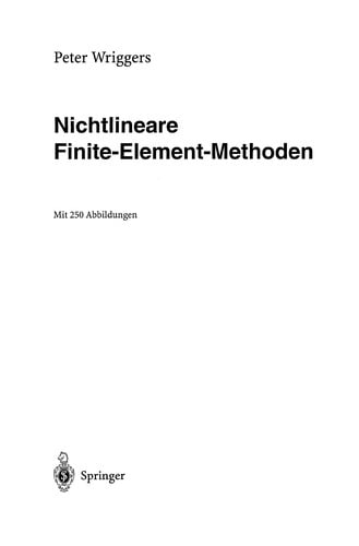 Nichtlineare Finite-Element-Methoden