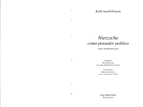 Nietzsche como pensador político