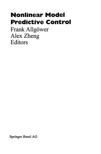 Nonlinear Model Predictive Control