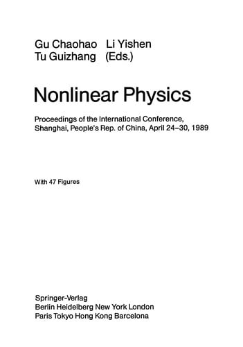 Nonlinear Physics