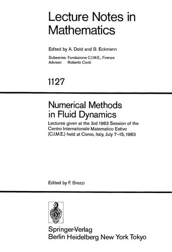 Numerical Methods in Fluid Dynamics