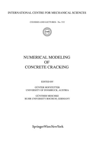 Numerical modeling of concrete cracking