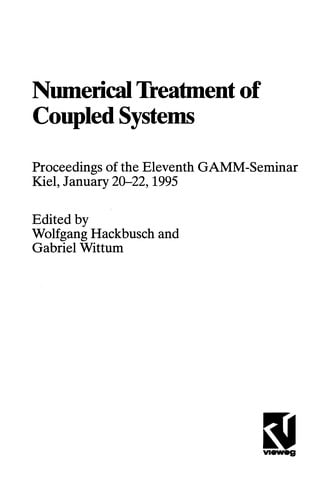 Numerical Treatment of Coupled Systems