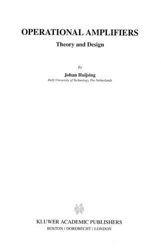 Operational amplifiers