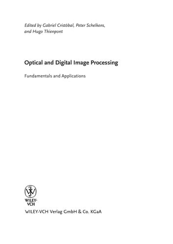 Optical and digital image processing
