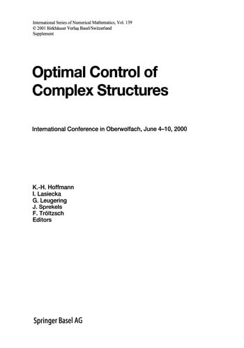 Optimal Control of Complex Structures