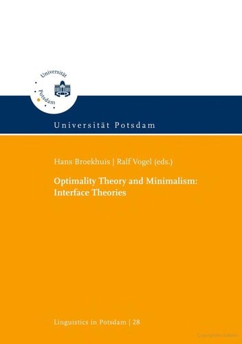 Optimality theory and minimalism