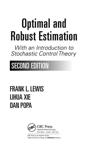Optimal and robust estimation