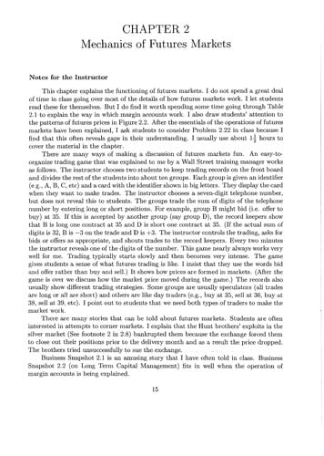 Options, futures, & other derivatives