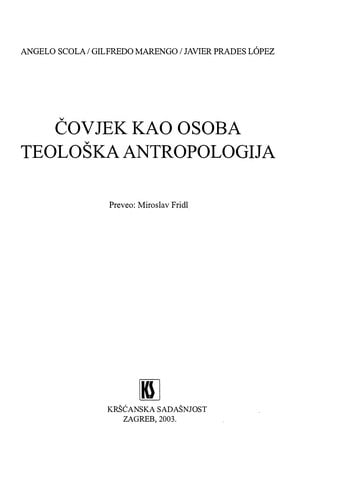 Čovjek kao osoba