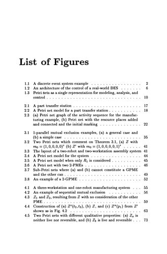 Petri Net Synthesis for Discrete Event Control of Manufacturing Systems