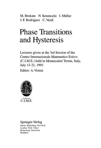 Phase transitions and hysteresis