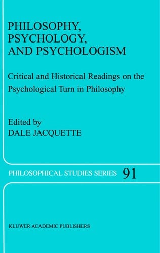 Philosophy, psychology, and psychologism