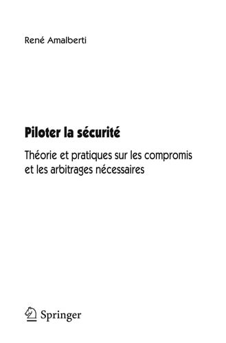 Piloter la sécurité