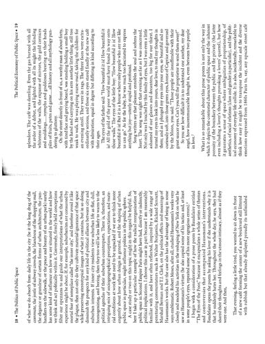 The Politics of Public Space