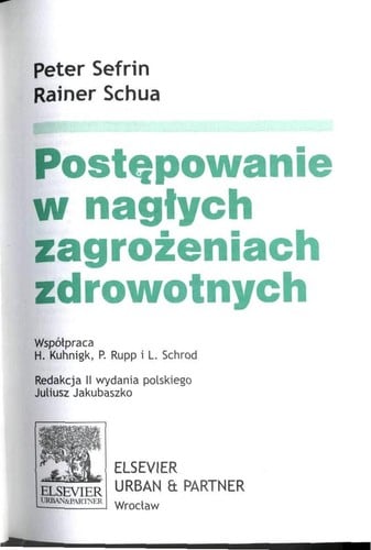 Postępowanie w nagłych zagrożeniach zdrowotnych