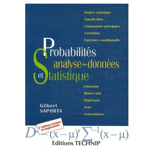 Probabilités, analyse des données et statistique
