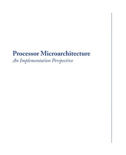 Processor microarchitecture