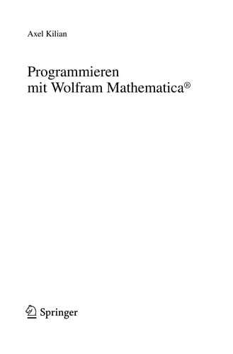 Programmieren mit Wolfram Mathematica