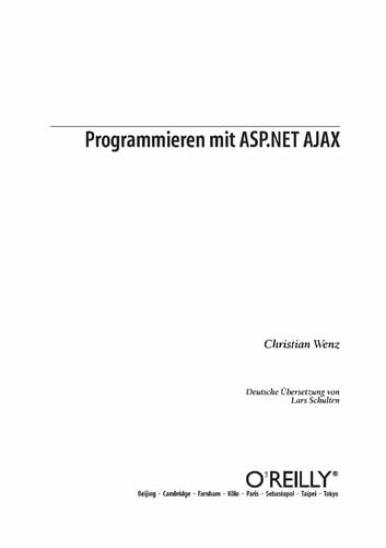 Programmieren mit ASP.NET AJAX