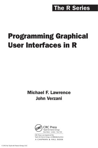 Programming graphical user interfaces with R