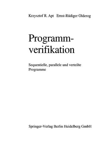 Programmverifikation
