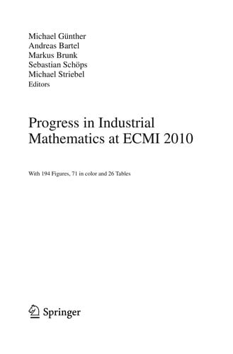 Progress in Industrial Mathematics at ECMI 2010