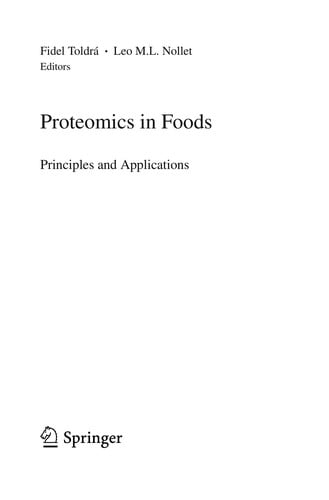 Proteomics in Foods