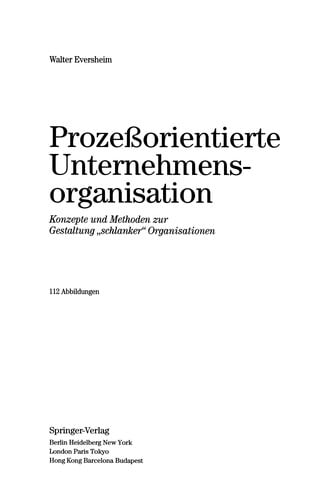 Prozeßorientierte Unternehmensorganisation