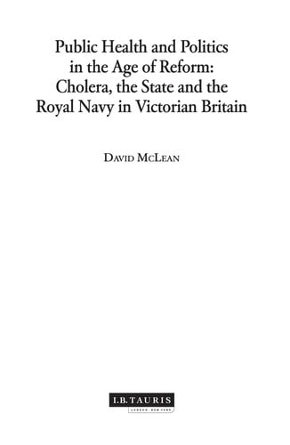 Public health and politics in the age of reform