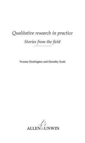 Qualitative research in practice