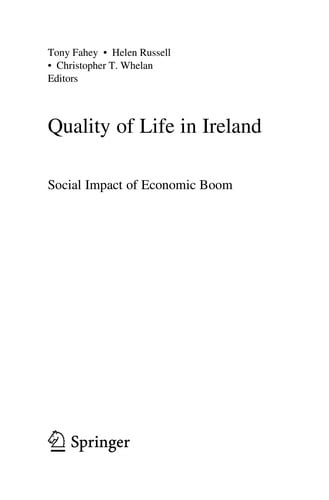 Quality of Life in Ireland