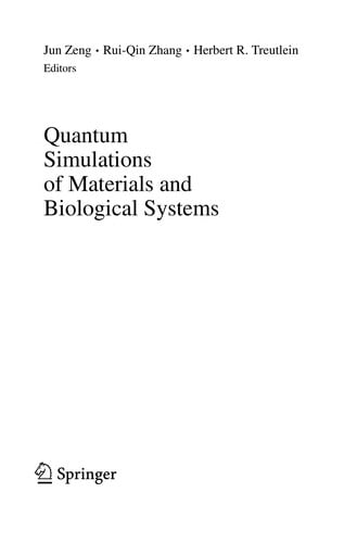 Quantum Simulations of Materials and Biological Systems