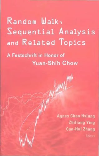 Random walk, sequential analysis and related topics