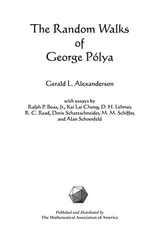 The random walks of George Pólya