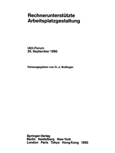 Rechnerunterstützte Arbeitsplatzgestaltung