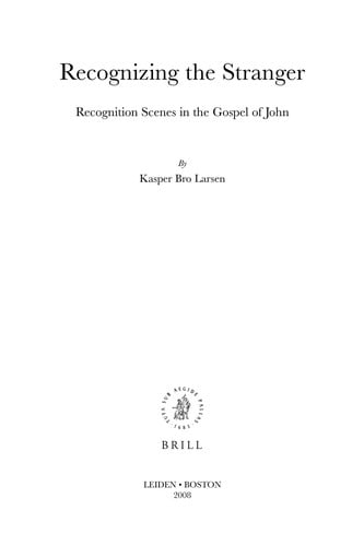 Recognizing the stranger