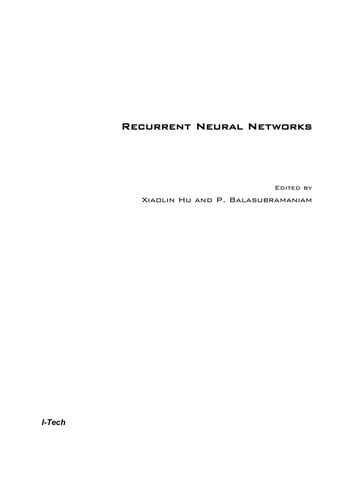 Recurrent neural networks