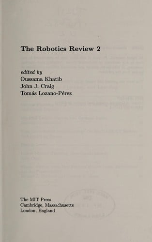 The Robotics review 2
