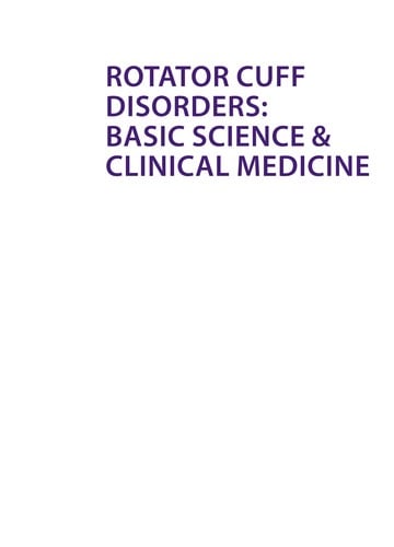 Rotator cuff disorders